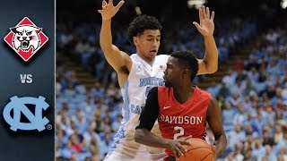 North Carolina vs Davidson Basketball Highlights 201516 [upl. by Bagger]