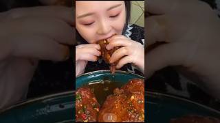 Chinese mukbang asmr shorts asmr mukbang BigbiteAsmrr [upl. by Notrem]