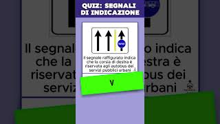 Quiz patente B Argomento Segnali Di Indicazione [upl. by Weikert]