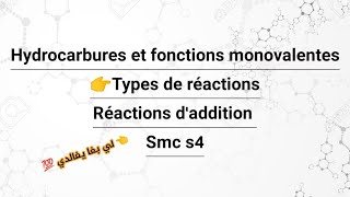 Hydrocarbures et fonctions monovalentes • Réactions daddition [upl. by Roselin]