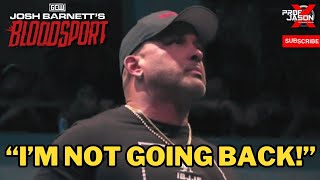 BREAKING MVP CONFIRMS WWE EXIT SHOWS UP AT GCW BLOODSPORT XI [upl. by Ahsilet]