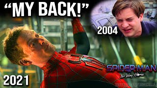 All SpiderMan No Way Home References to Previous Movies 4K Scenes [upl. by Edasalof]