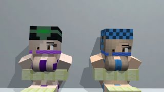 kidnapping police womans and thief girls full version minecraft animation prisma 3D part 1  part 6 [upl. by Rintoul]