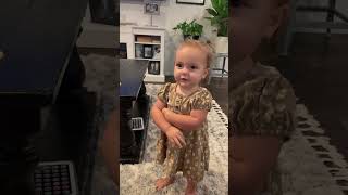 Toddler Who Cant Yet Speak Gets Point Across Loud and Clear [upl. by Aerdna479]