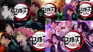 Demon Slayer KImetsu No Yaiba All Openings [upl. by Lieberman]