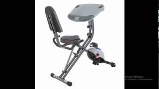 Exerpeutic WorkFit 1000 Fully Adjustable Desk Folding Exercise Bike Reviews [upl. by Edana]