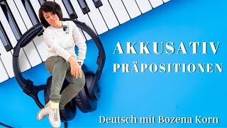 🎤 Akkusativ Präpositionen🎧 [upl. by Darcia512]