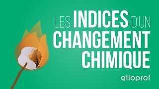 Les indices dun changement chimique  Sciences  Alloprof [upl. by Lerat]