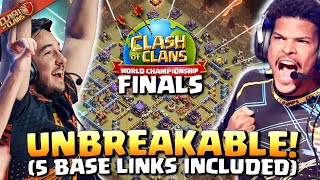 1 MILLION Clash Worlds GRAND FINALS with ALL TH15 BASE LINKS from WINNERS Clash of Clans [upl. by Edak]