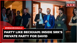 David Beckham Party in Mumbai  Shah Rukh Khan Throws Party  Sonam Kapoor Party for David Beckham [upl. by Amer]