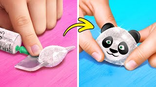 DIY Nano Tape Bubble Fidget Toy 🎨 🐼 Cool Crafts And Amazing Hacks For Your Kids [upl. by Arotal]