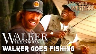 Walker Goes Fishing ft Chuck Norris 🎣  Walker Texas Ranger [upl. by Rialcnis]