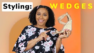 How to Style Wedges Sandals  Spring Outfit Ideas [upl. by Slrahc]