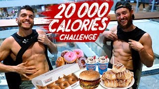 20 000 CALORIE CHALLENGE  EPIC CHEAT DAY  FRENCHIES vs FOOD 🍔 [upl. by Lihp]