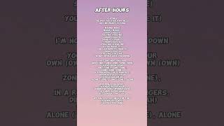 After Hours  Kehlani Lyrics lyrics songlyrics song afterhours kehlani fyp [upl. by Hanson]