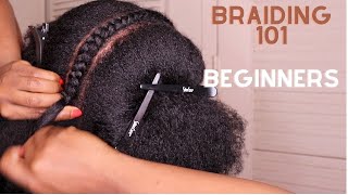 Learn Exactly How to Braid Your 4C Hair Girl  REAL TIME tutorial [upl. by Cannice]