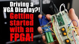 Driving a VGA Display Getting started with an FPGA TinyFPGA [upl. by Luigi275]