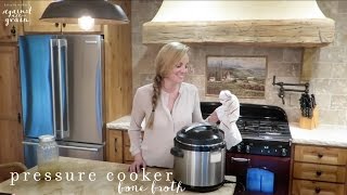 Pressure Cooker Bone Broth Recipe  Danielle Walker [upl. by Domenico802]