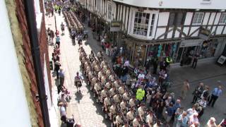 5 Scots marching into Canterbury Cathedral [upl. by Senskell]