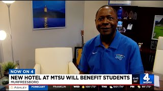 WSMV NBC Covers New Hotel Plans for MTSUs Campus [upl. by Roarke]