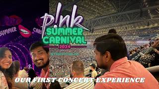 Our First Live Concert Experience  Pnks Electrifying Performance Summer Carnival Stockholm 2024 [upl. by Tuck668]