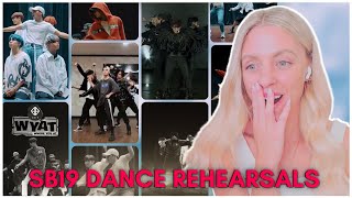 SB19 REACTION Dance PracticesRehearsals BAZINGA GENTO WHAT WYAT MANA 🔥🔥 [upl. by Allemaj]