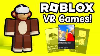 Top 10 BEST Roblox VR Games 2024 [upl. by Akeihsal]