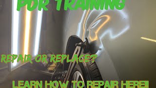 Learn PDR Huge Dent😬how to repair [upl. by Yrtsed377]