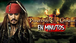 PIRATAS DEL CARIBE Toda la Saga  EN MINUTOS [upl. by Colombi]