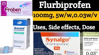 Flurbiprofen Ansaid  Review  Uses Dosing Side Effects in 5 minutes by lecturesbyanayakmu [upl. by Eycats192]