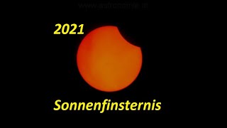 Sonnenfinsternis 2021  Sternwarte Gahberg  Live [upl. by Myrle349]