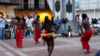 Afro Latino Dancing in Cartagena Colombia [upl. by Nnaerb]