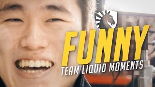 TEAM LIQUID FUNNY MOMENTS Doublelift Pobelter Olleh Xmithie [upl. by Aphrodite331]