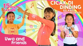 Cicak di Dinding Pelangi Pelangi dan Lagu Lainnya  15 Menit Tarian Lagu Anak Indonesia [upl. by Anatola837]