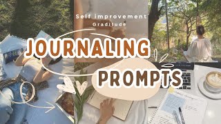 Cozy Journaling Prompts for SelfImprovement  journaling gratitude journalingprompt selfcare [upl. by Osnerol]