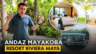 ANDAZ Mayakoba Resort Riviera Maya【Tour amp Review】Top Family Hyatt Resort Near Cancun [upl. by Shimkus]