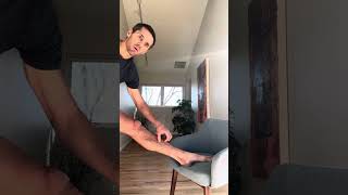 Top of FootAnkle Stretch plantar flexion mobilization [upl. by Nairbal]