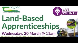 LandBased Apprenticeships Webinar [upl. by Bazar]