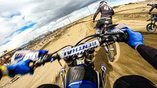 Intense Battle YZ450F Must Watch  2 wrecks [upl. by Morrison802]