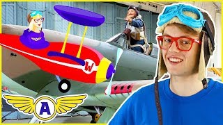 Nursery Rhymes Compilation 🎵 Captain Ace Zoomy Airplanes for Kids 🛩 Learning Videos [upl. by Firman654]