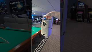 Is this the BEST portable projector for GAME ROOM🔥 gamer setup projector Yaber Projector T2L [upl. by Morrie]