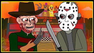 Freddy Krueger vs Jason Voorhees Parody Animation [upl. by Enaile615]