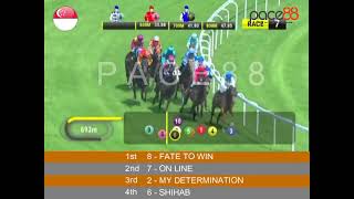 20240728  Race 7 Singapore Kranji Horse Racing Highlights  Pace88 Horse [upl. by Elimay597]