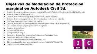 Modelación de Protección marginal en Autodesk Civil 3d [upl. by Sulokcin]