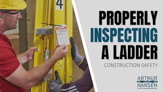 How to PROPERLY Inspect a Ladder Ladder Inspection Checklist  Construction Ladder Safety 2022 [upl. by Aisatsan]