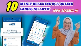 Cara buka rekening BCA secara online lewat hp  Buka rekening BCA online tanpa setoran awal [upl. by Yeffej265]