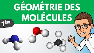 Comment déterminer la géométrie dune molécule   1ère spé  PhysiqueChimie [upl. by Zebe]