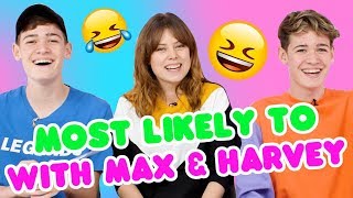 😂 MOST LIKELY TO  With Max amp Harvey 💕 [upl. by Illehs]