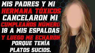 Padres Tóxicos y Hermana Cancelaron Mi 18º Cumpleaños a Mis Espaldas y Luego Me Echaron de Casa [upl. by Eimmij]