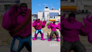 RANDOM SPIDERMAN VS PINK HULK BATTLE gta5 hulk [upl. by Tung]